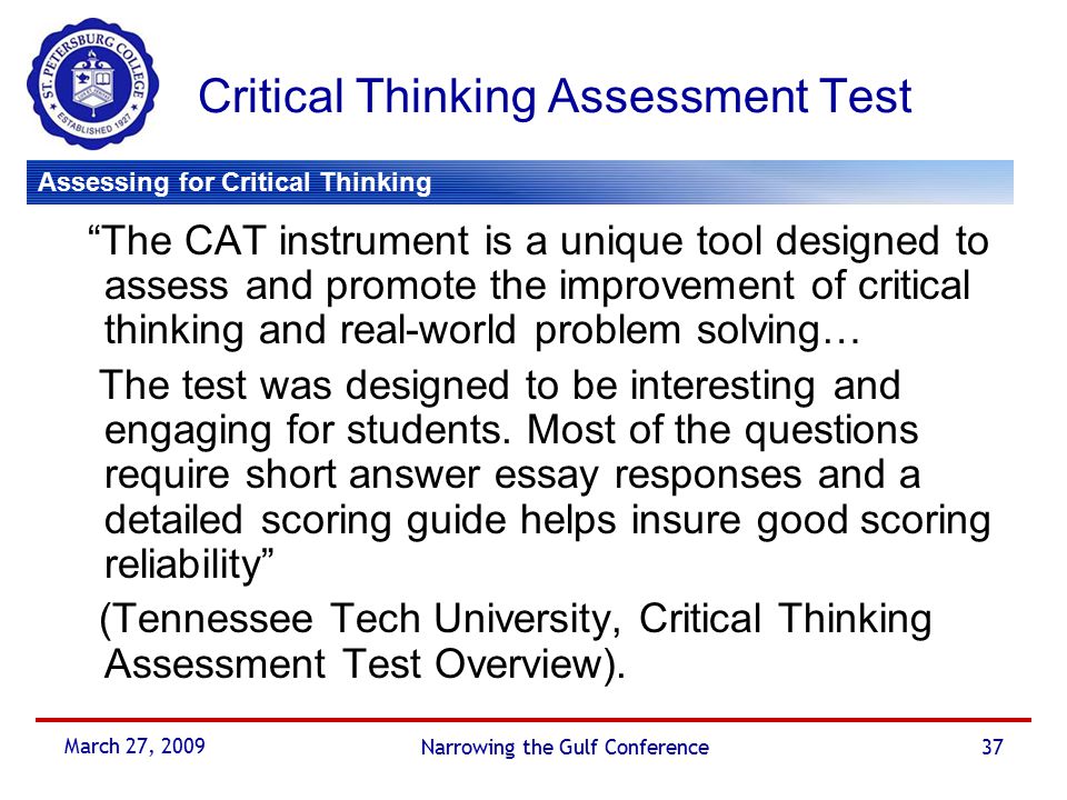 Structures for Student Self-Assessment